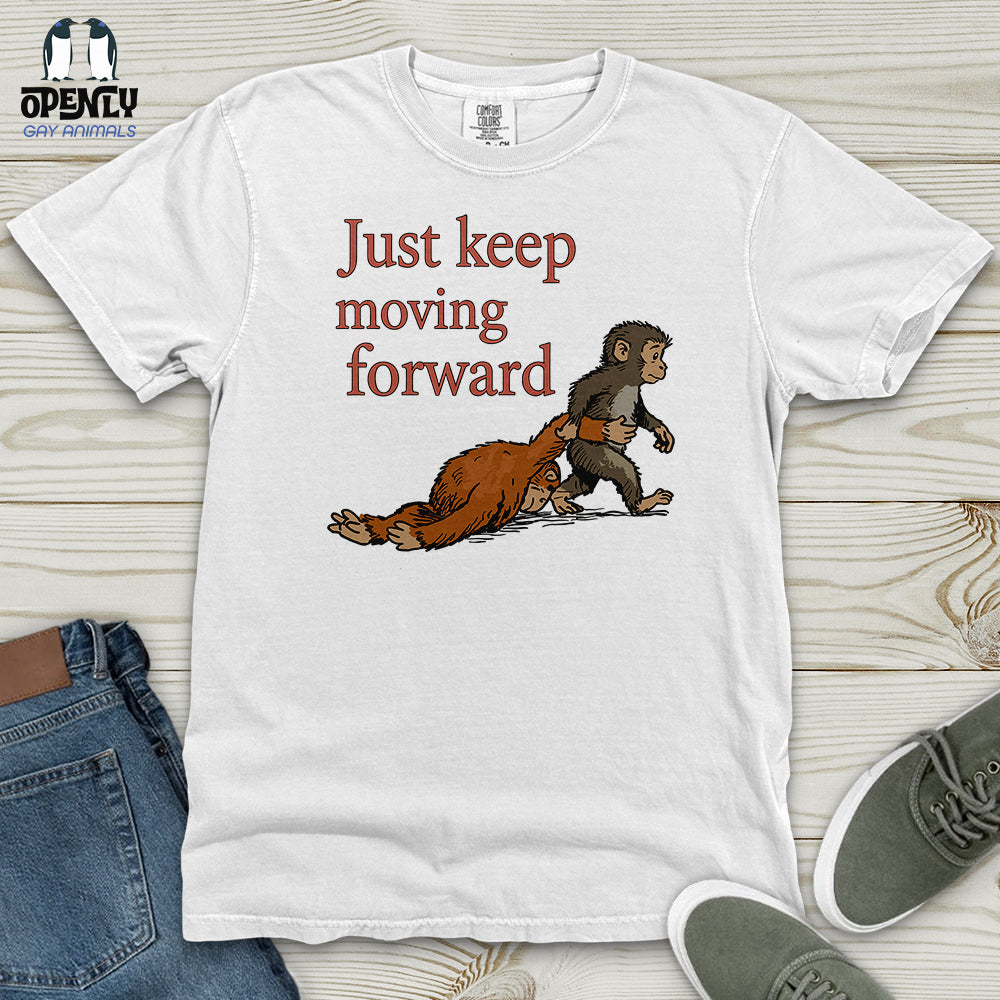 Just Keep Moving Forward Heavy Cotton Comfort Colors Tee