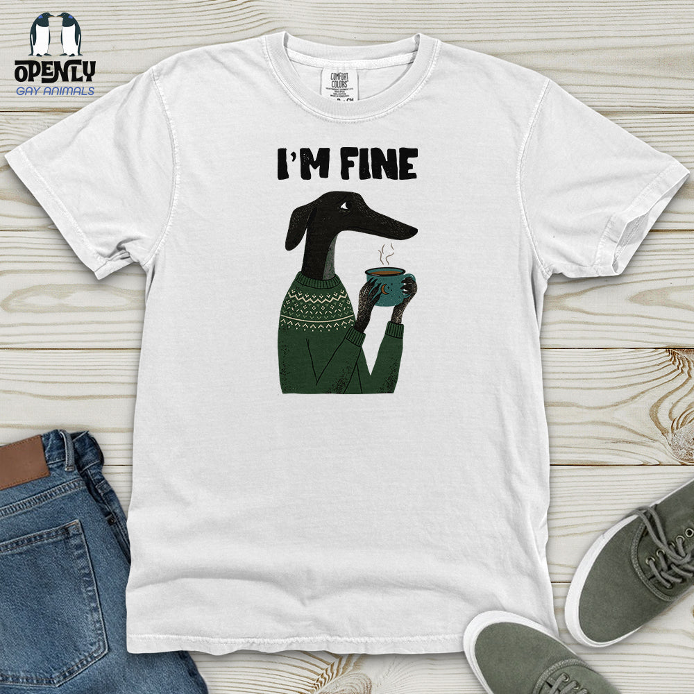 Greyhound Coffee Heavy Cotton Comfort Colors Tee