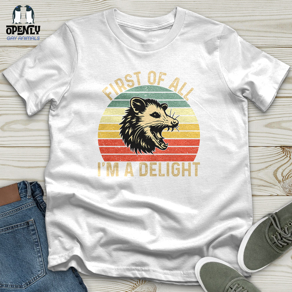 First Of All I am A Delight Softstyle Tee