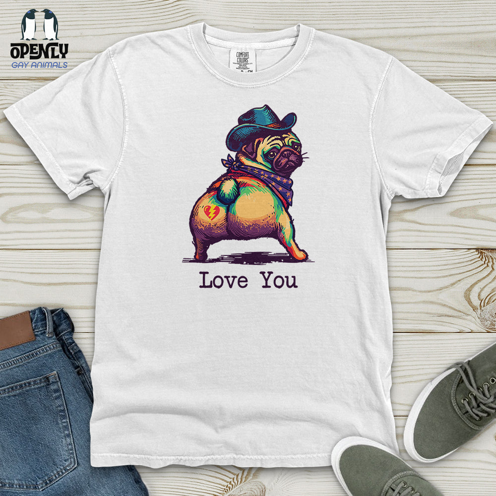 Love You Heavy Cotton Comfort Colors Tee