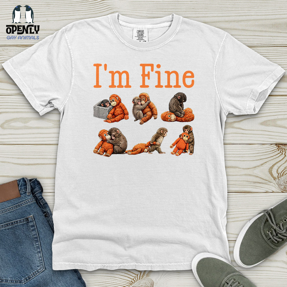 I'm Fine 02 Heavy Cotton Comfort Colors Tee