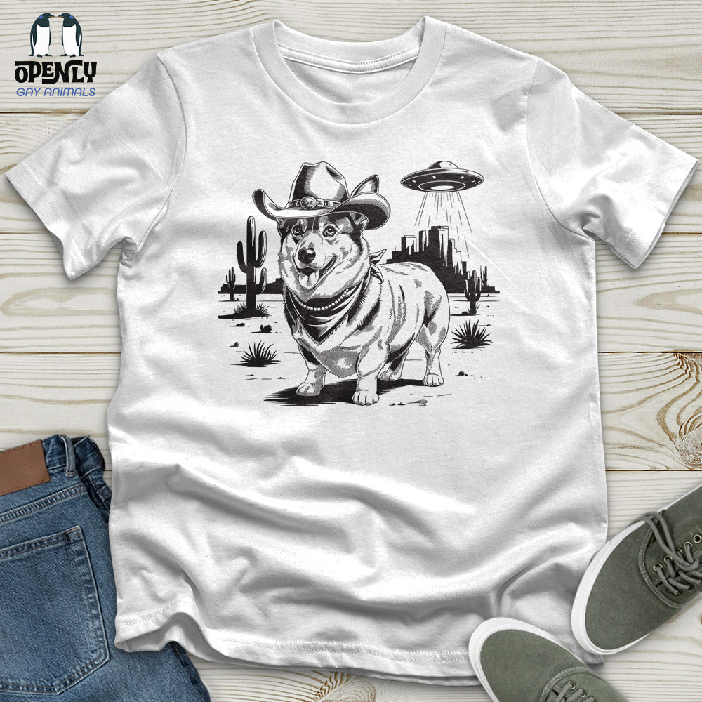 Cowboy Corgi Unisex t-shirt