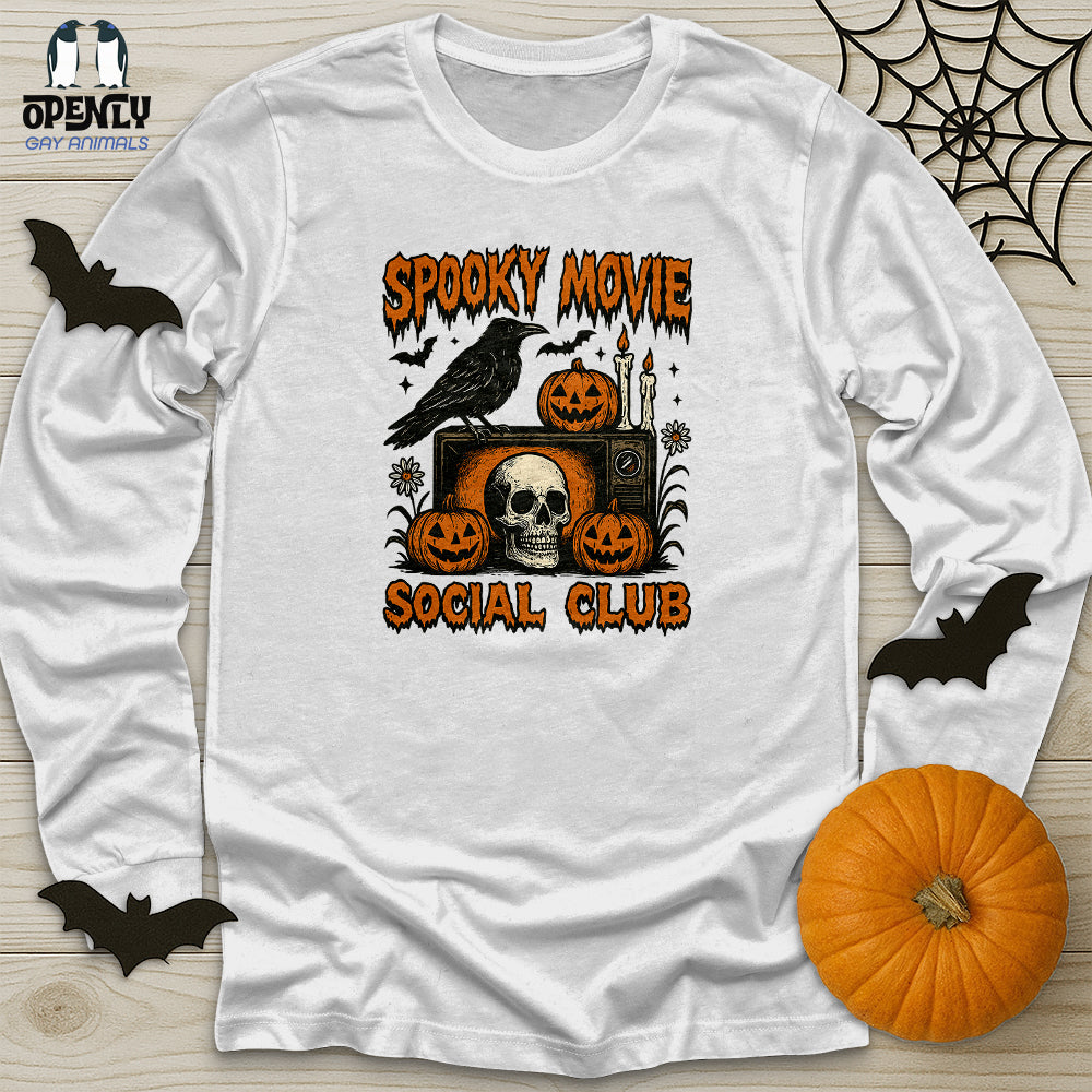Spooky Movie Social Club Unisex Long Sleeve Tee