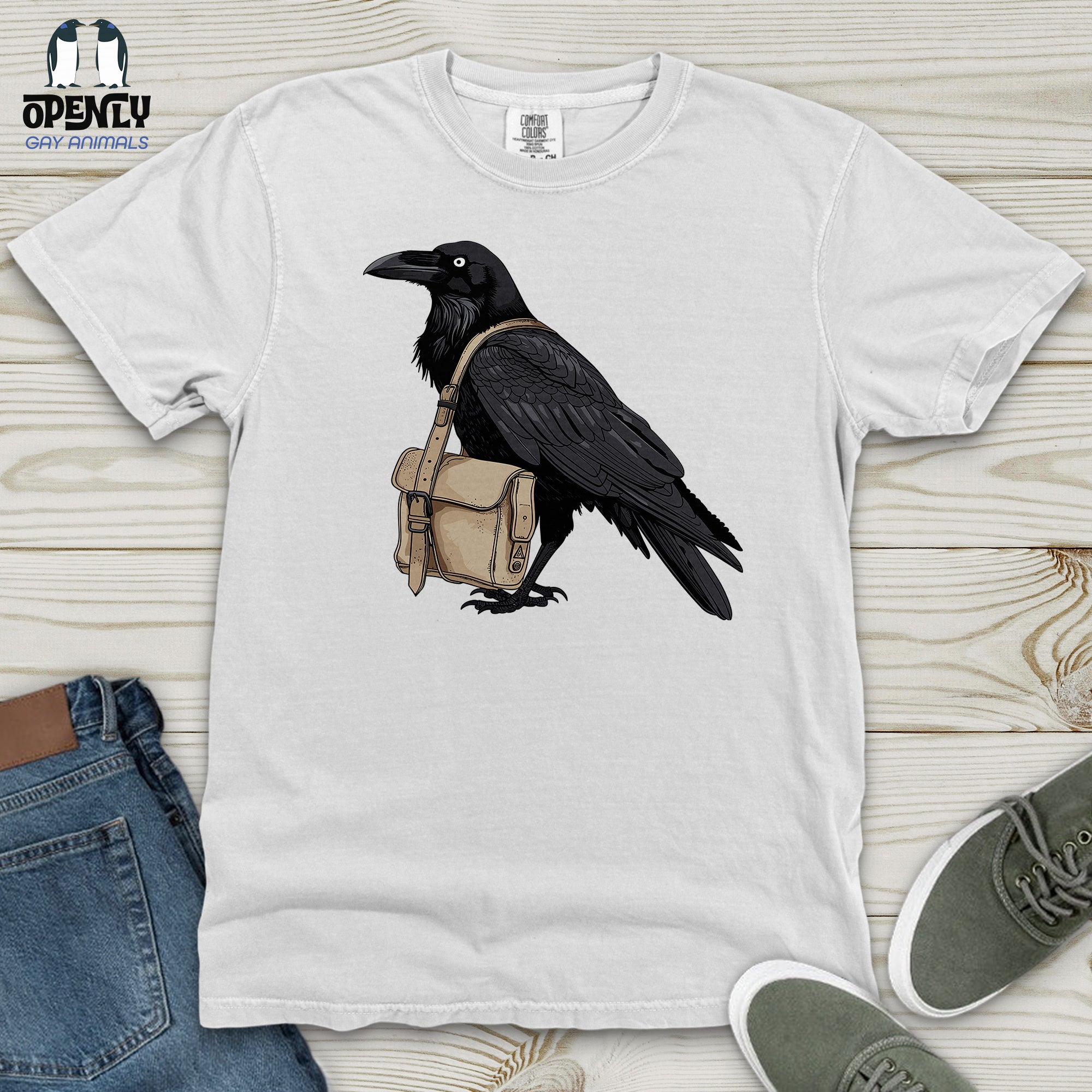 Raven Postal Carrier Heavy Cotton Comfort Colors Tee