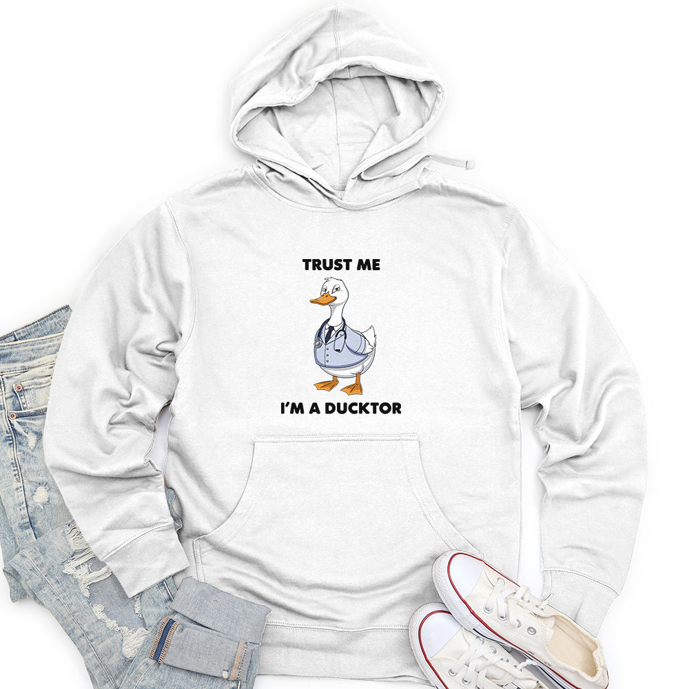 Trust Me I'm A Ducktor Unisex Midweight Hoodie