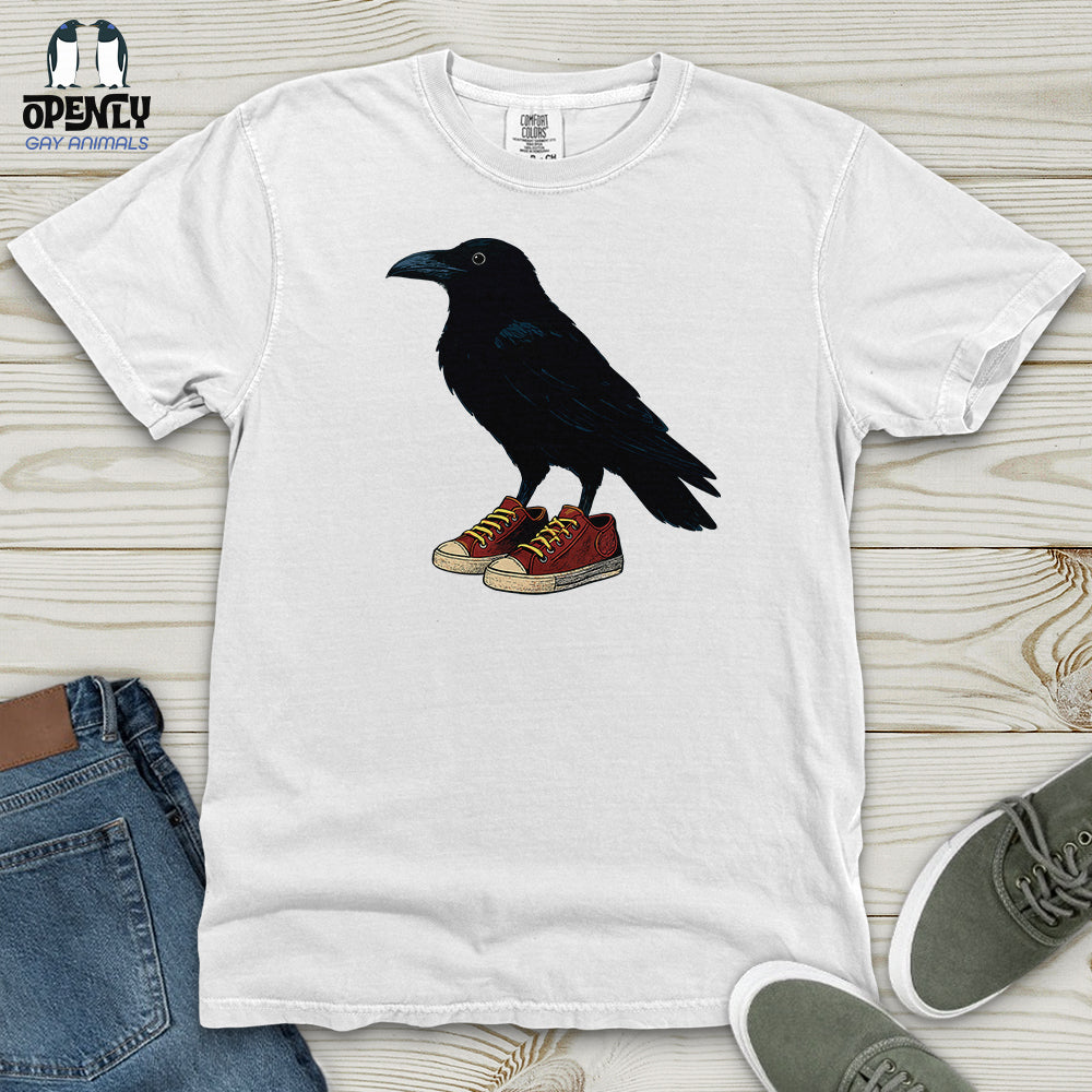 Raven Wearing Sneakers Heavy Cotton Comfort Colors Tee