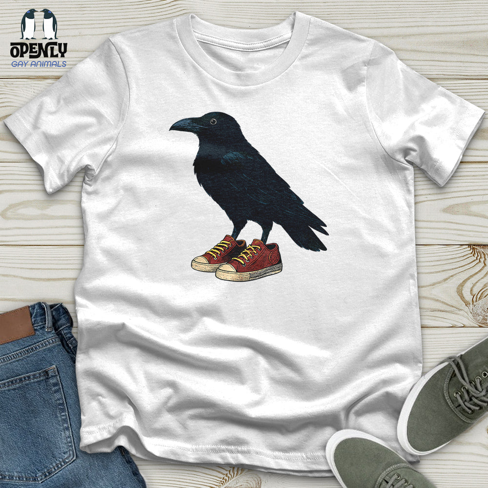 Raven Wearing Sneakers Softstyle Tee