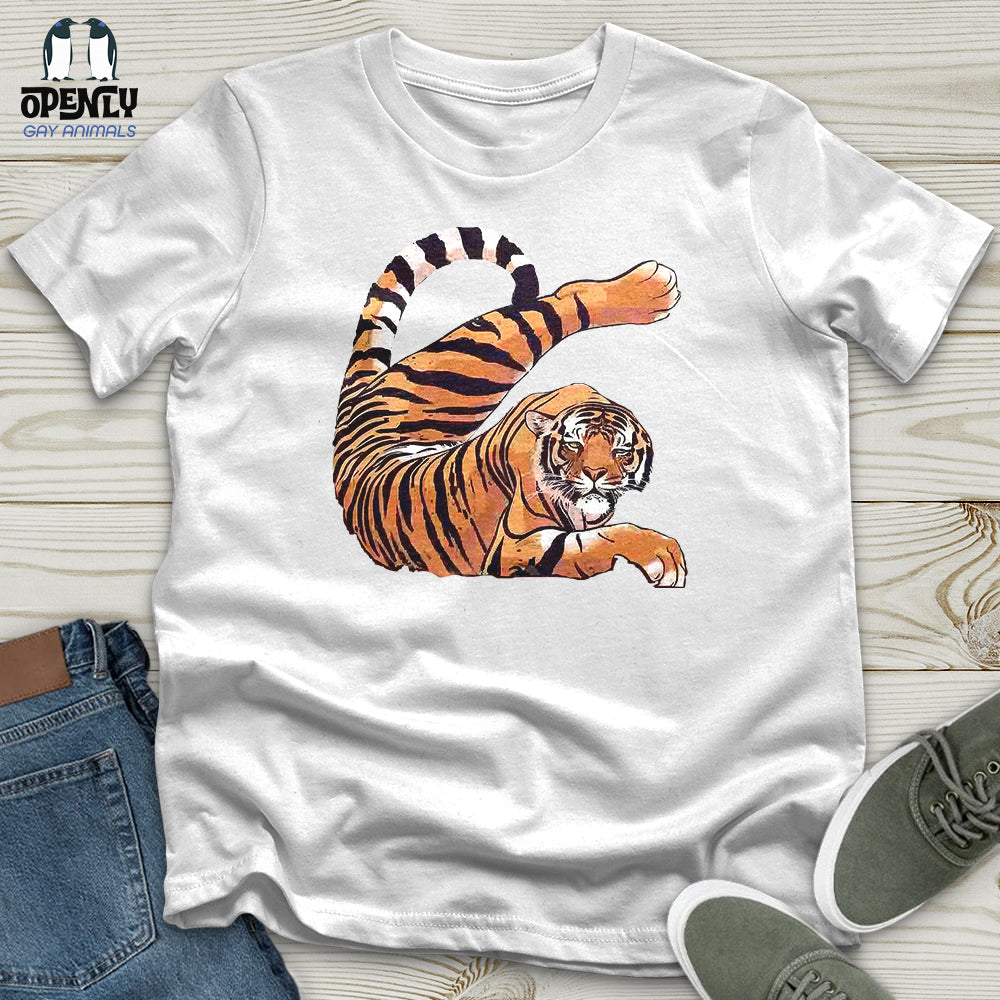 Stretching Tiger Unisex T-Shirt