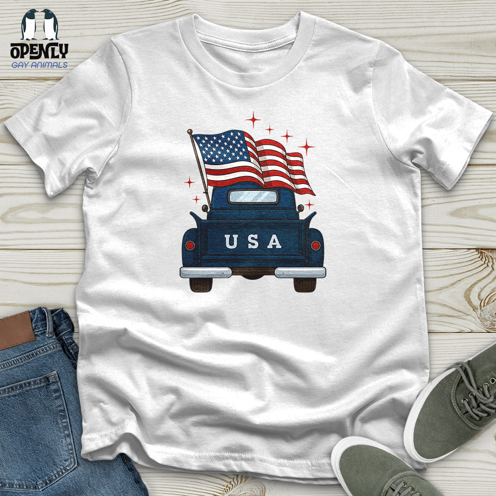 Happy Memorial Day Farm Truck Unisex T-Shirt