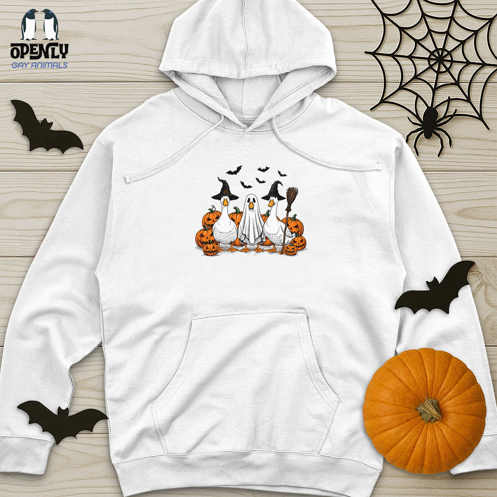 Boo Ghost Goose Unisex midweight hoodie