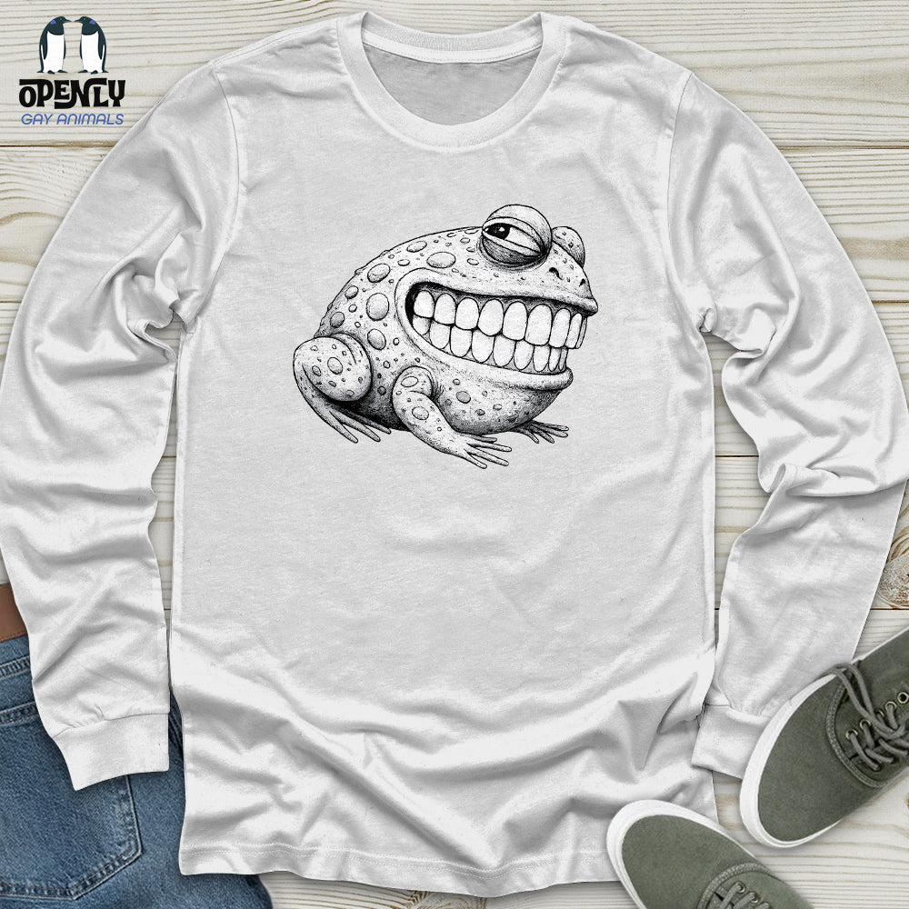 Creepy Frog Unisex Long Sleeve Tee