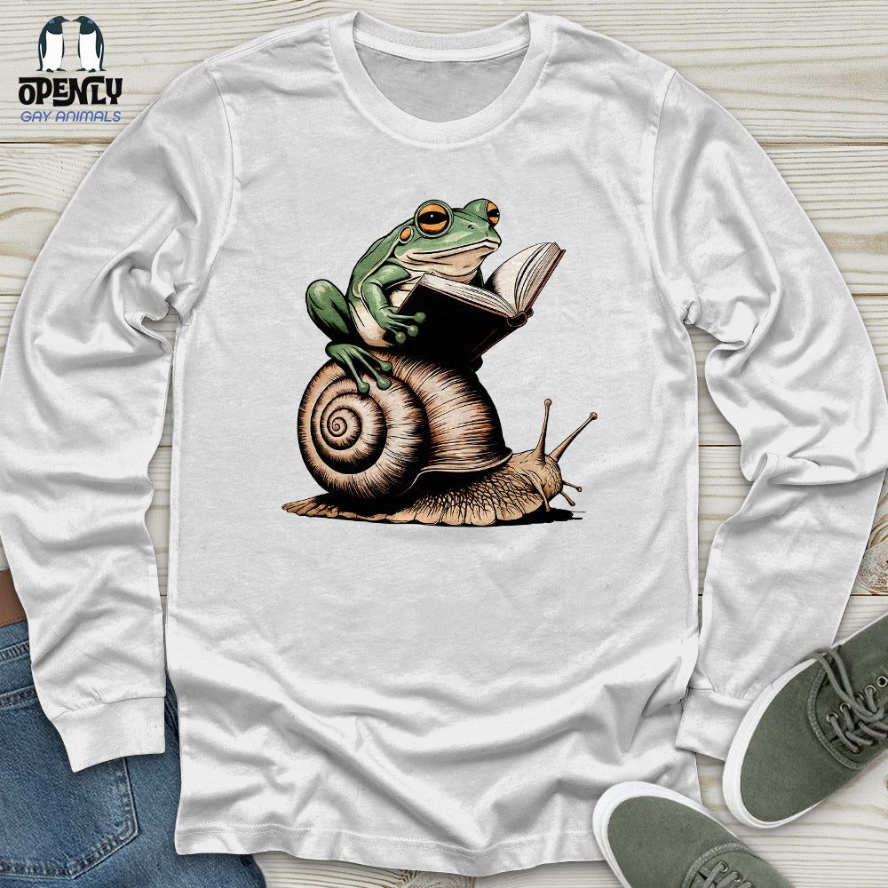 Frog Riding Sanil Unisex Long Sleeve Tee