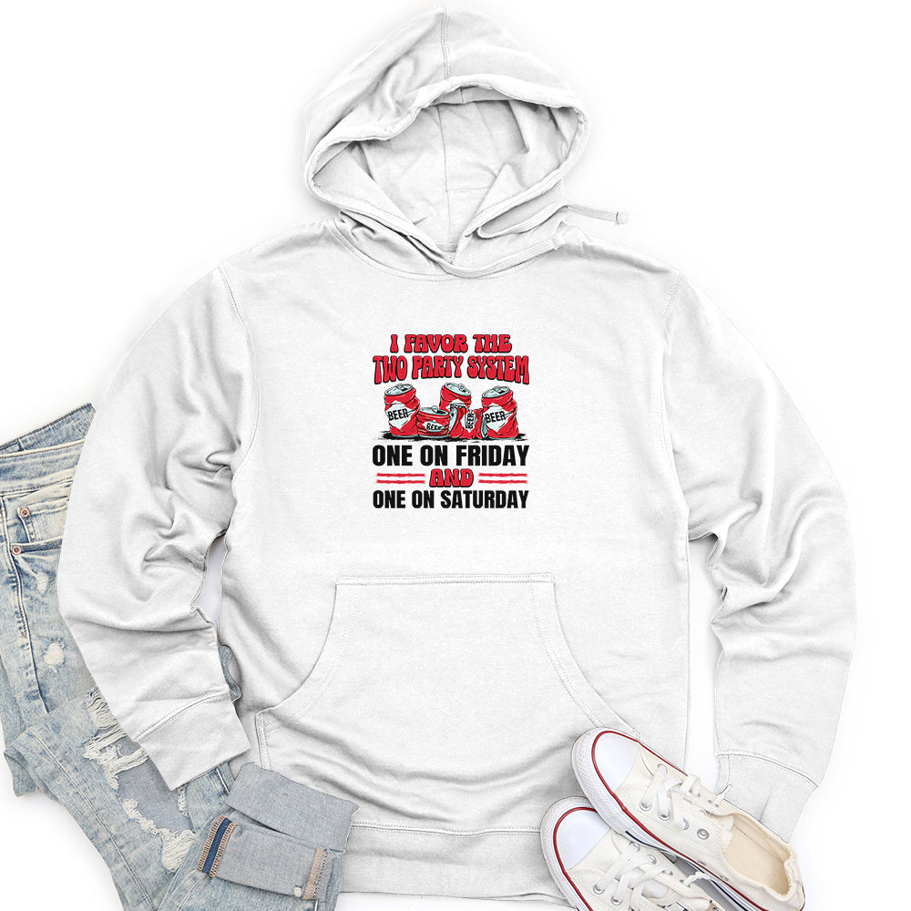 Two Party System Unisex midweight hoodie