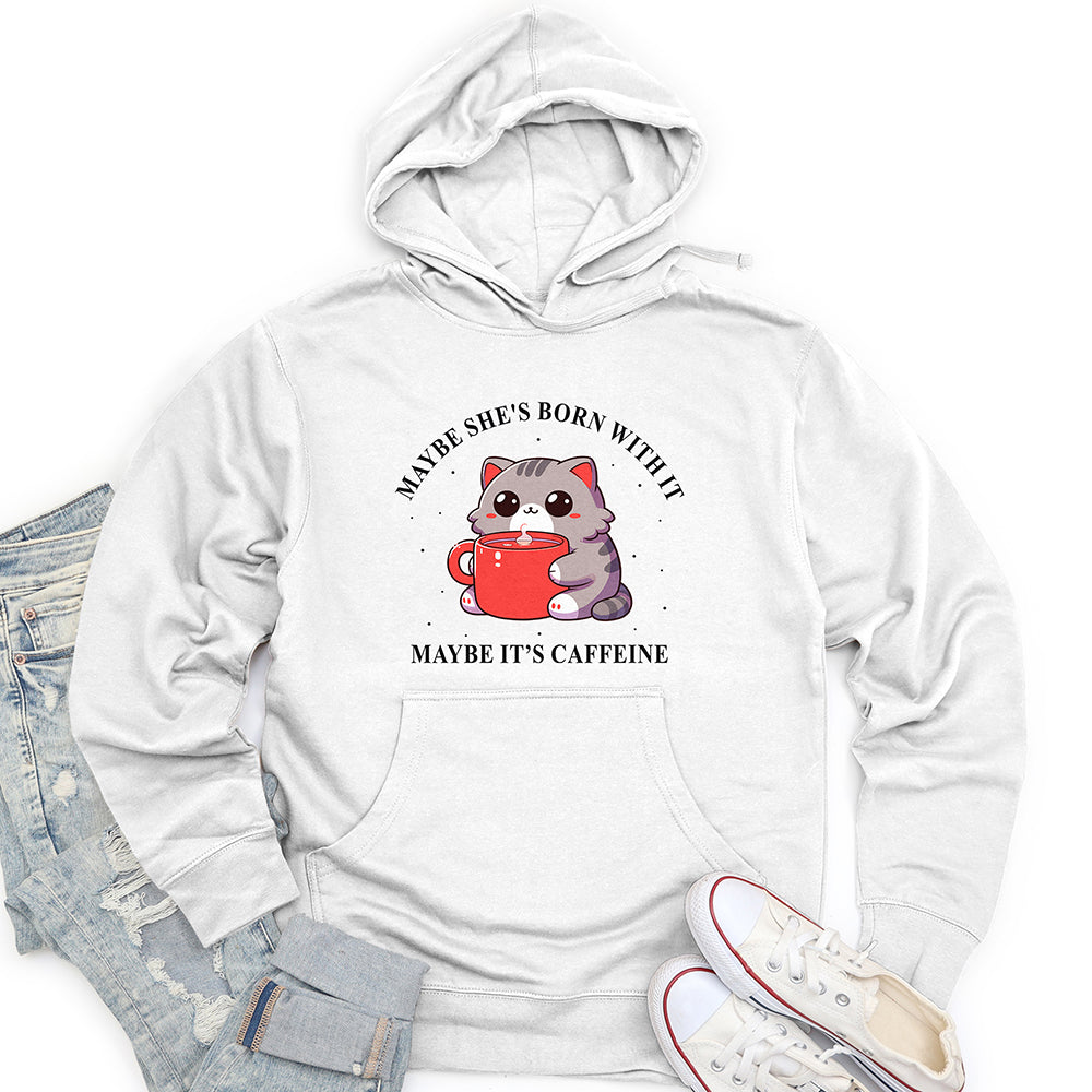 Maybe She's Born With It Unisex Midweight Hoodie