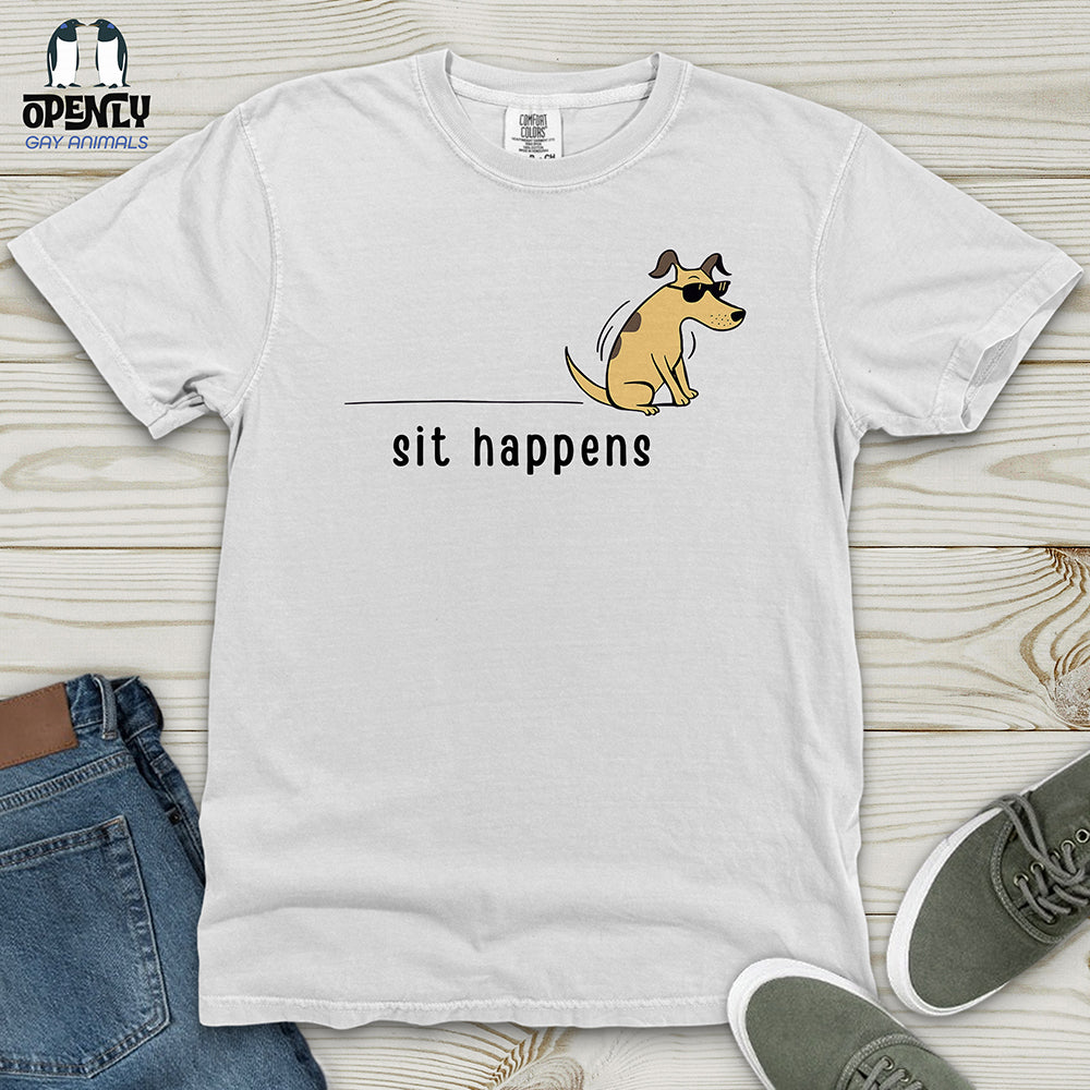 Sit Happens Heavy Cotton Comfort Colors Tee