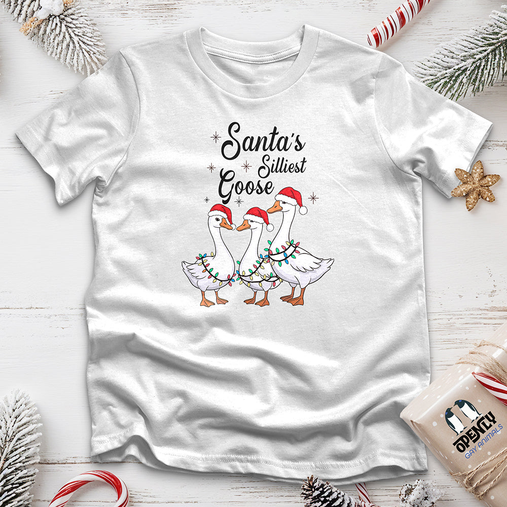 Santa's Silliest Goose Unisex t-shirt