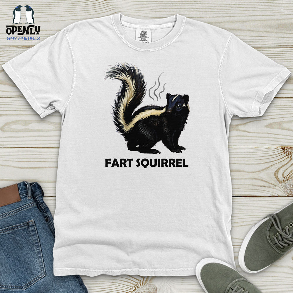 Fart Squirrel Heavy Cotton Comfort Colors Tee