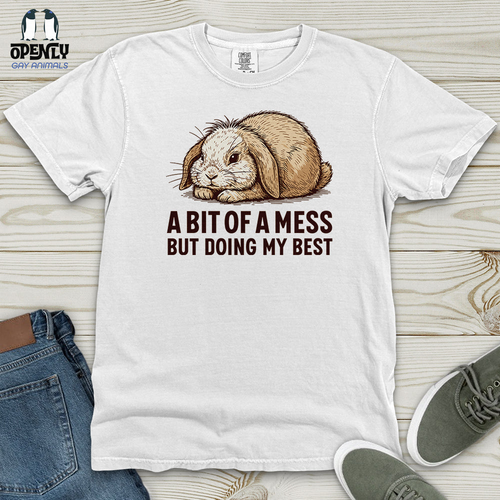 A Bit Of A Mess But Doing My Best Heavy Cotton Comfort Colors Tee