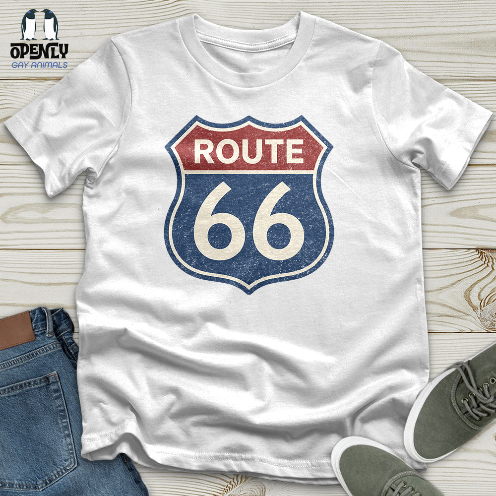 Vintage Route 66 Sign Unisex T-Shirt