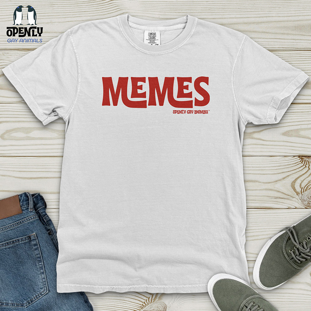 Memes -Red TM Heavy Cotton Comfort Colors Tee