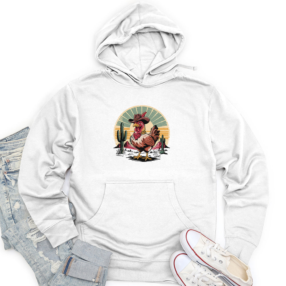 Cowboy Chicken Unisex midweight hoodie