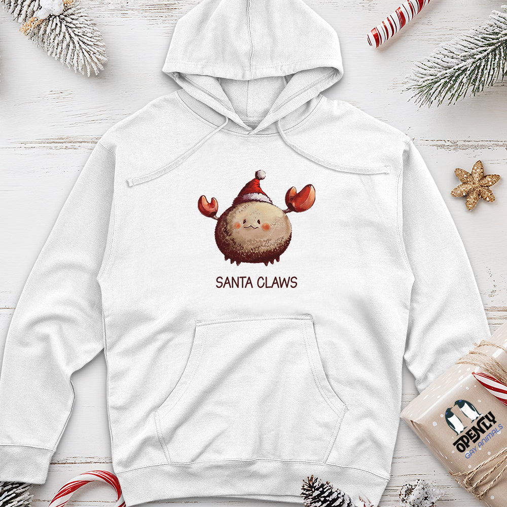 Santa Claws Unisex Midweight Hoodie