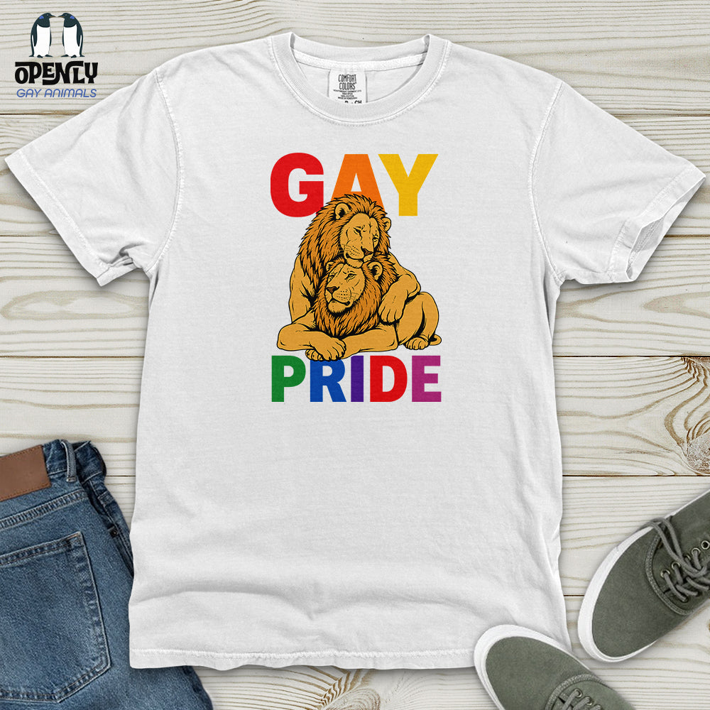 Gay Pride Lion Heavy Cotton Comfort Colors Tee
