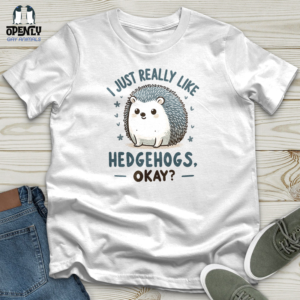 I Just Really Like Hedgehogs, Okay Softstyle Tee