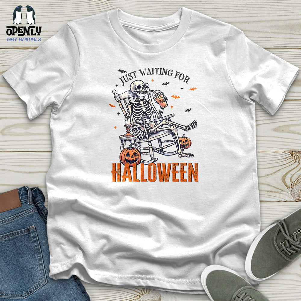 Just Waiting On Halloween Unisex t-shirt