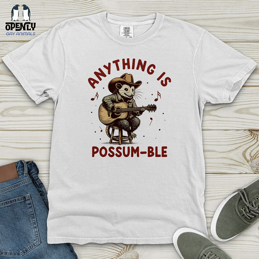 Anything Is Possum-Ble Heavy Cotton Comfort Colors Tee