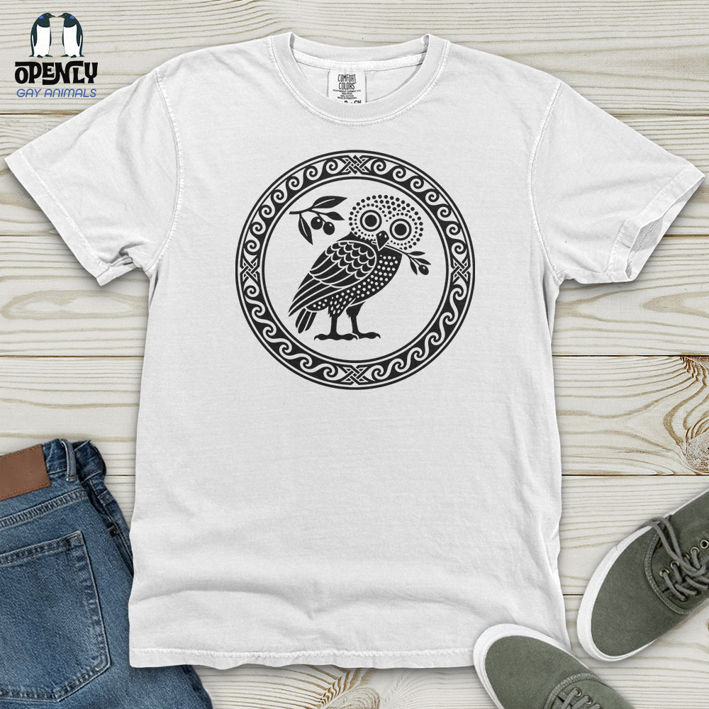 Ancient Athens Owl Heavy Cotton Comfort Colors Tee