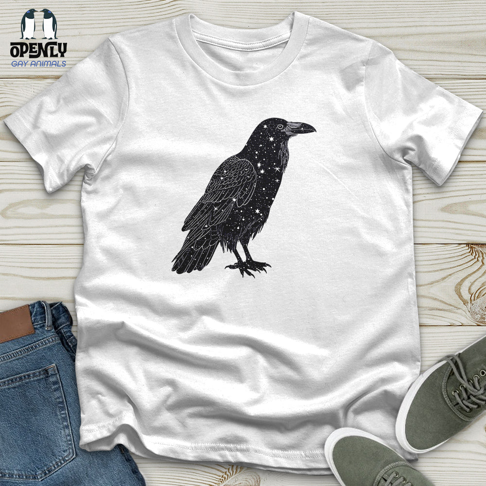 Celestial Raven Silhouette Softstyle Tee