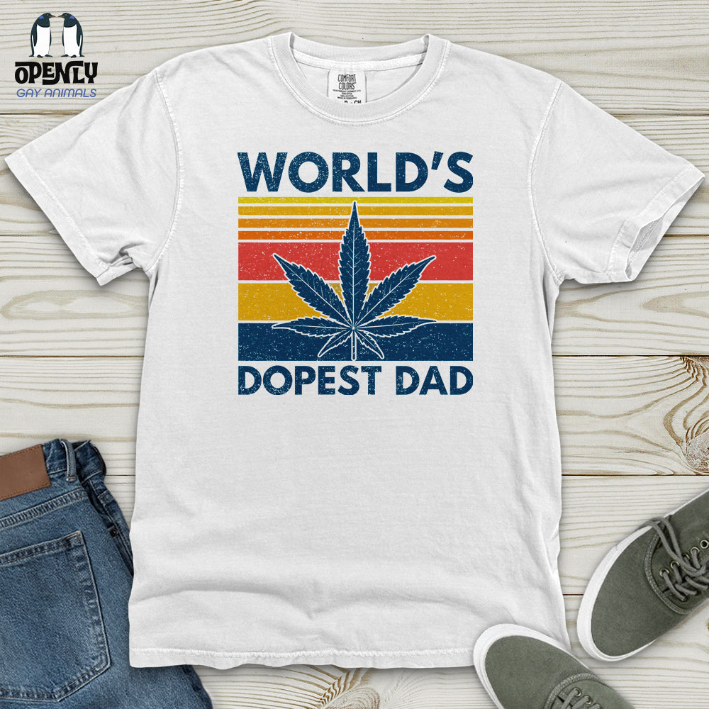 World's Dopest Dad Heavy Cotton Comfort Colors Tee