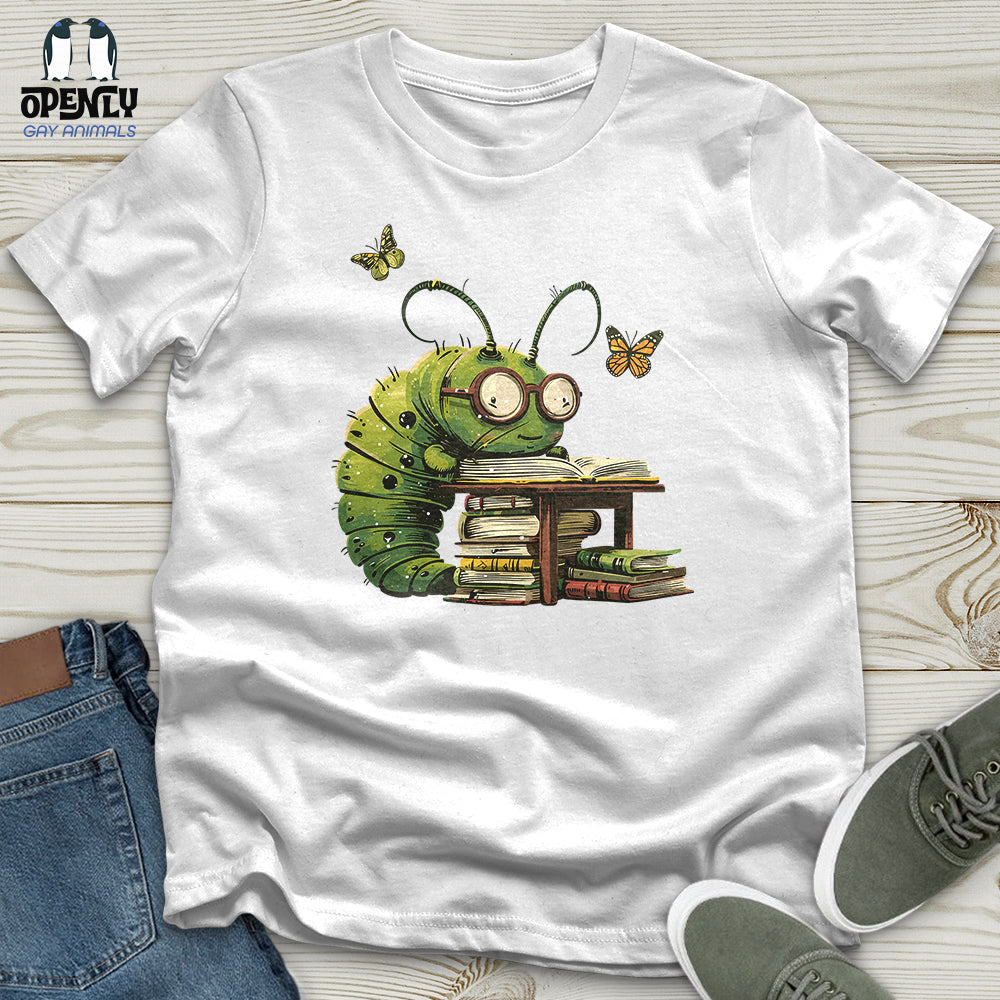 Caterpillar Bookworm Bliss Unisex t-shirt