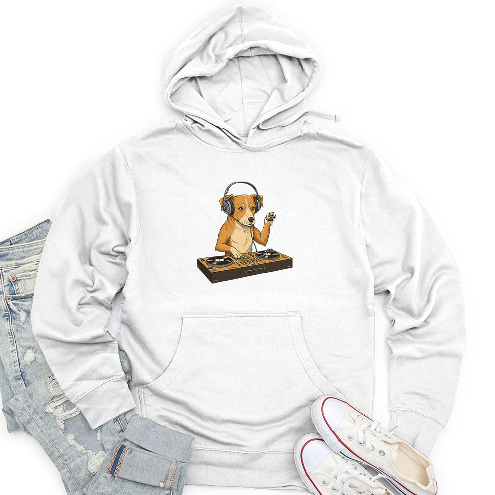 Dog DJ Unisex midweight hoodie