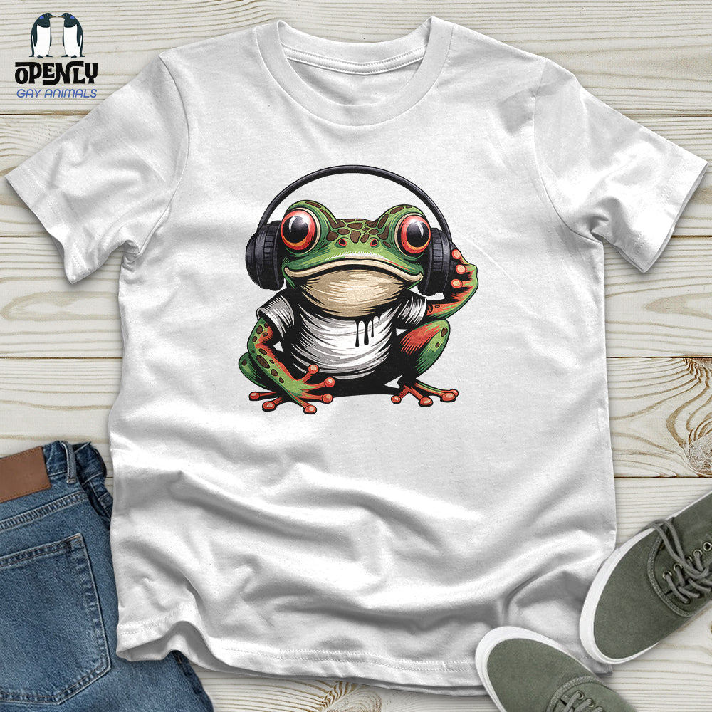 Frog in Headphones Unisex T-Shirt