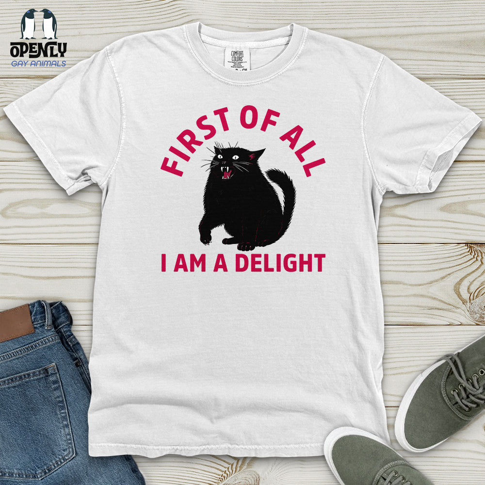 First of All I Am a Delight 03 Heavy Cotton Comfort Colors Tee