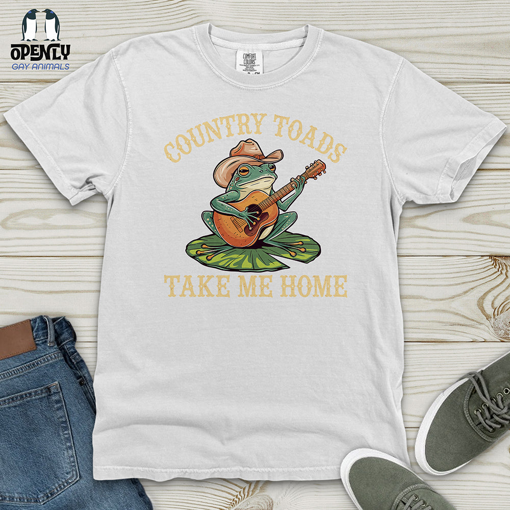 Country Toads Take Me Home Heavy Cotton Comfort Colors Tee