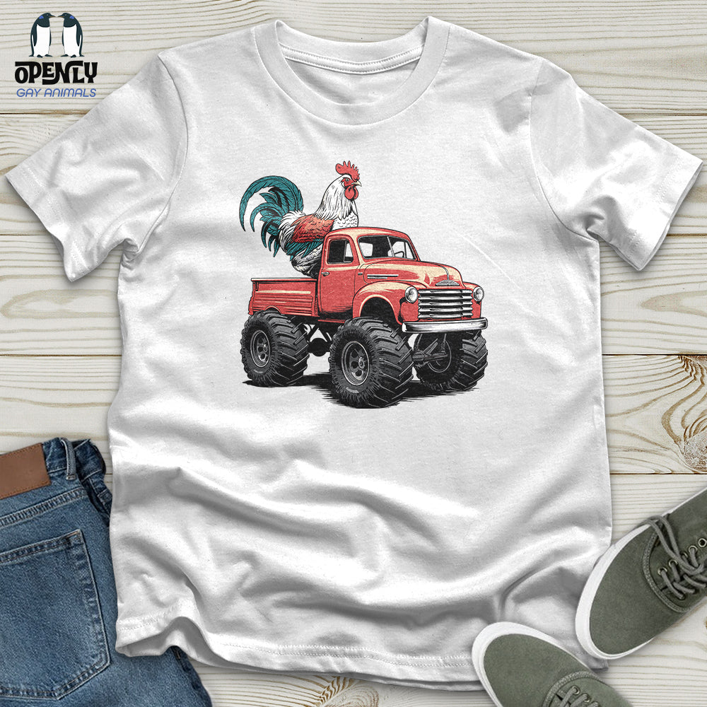 Chicken Monster Truck Unisex t-shirt