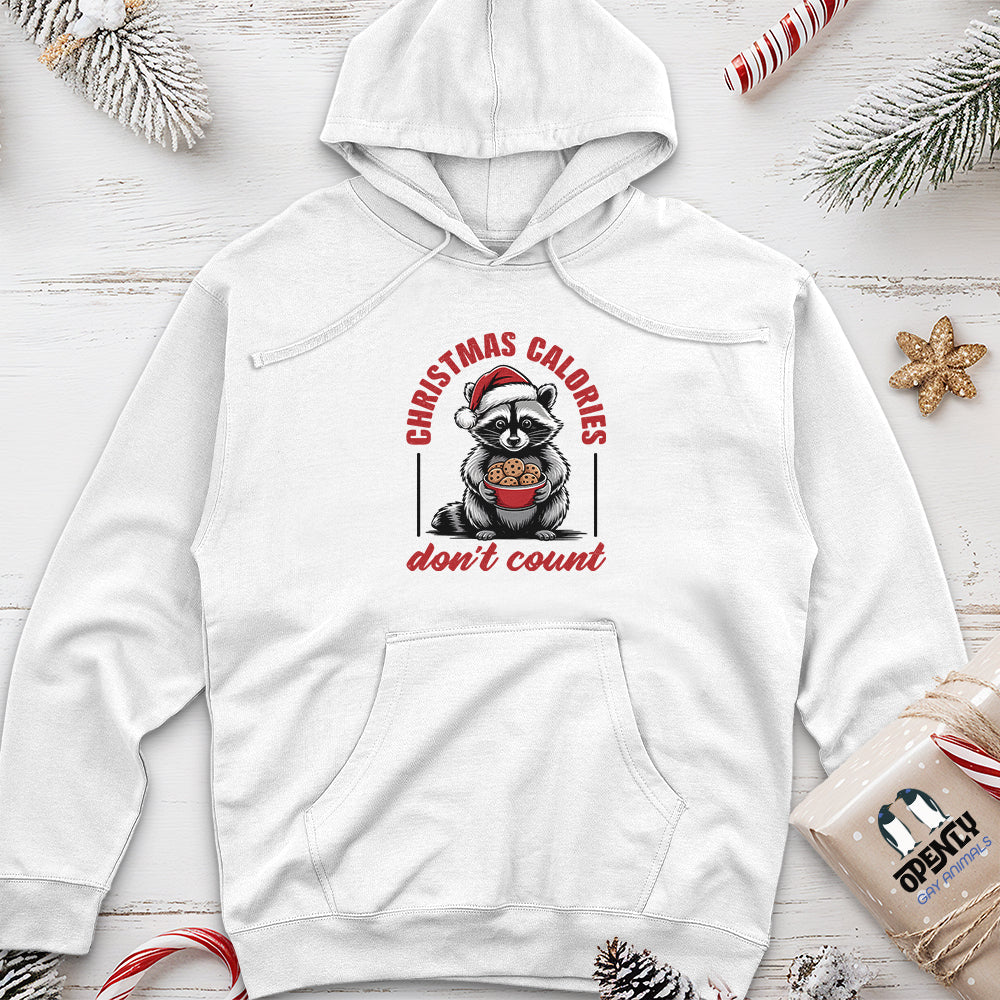 Christmas Calories Don't Count Unisex Midweight Hoodie