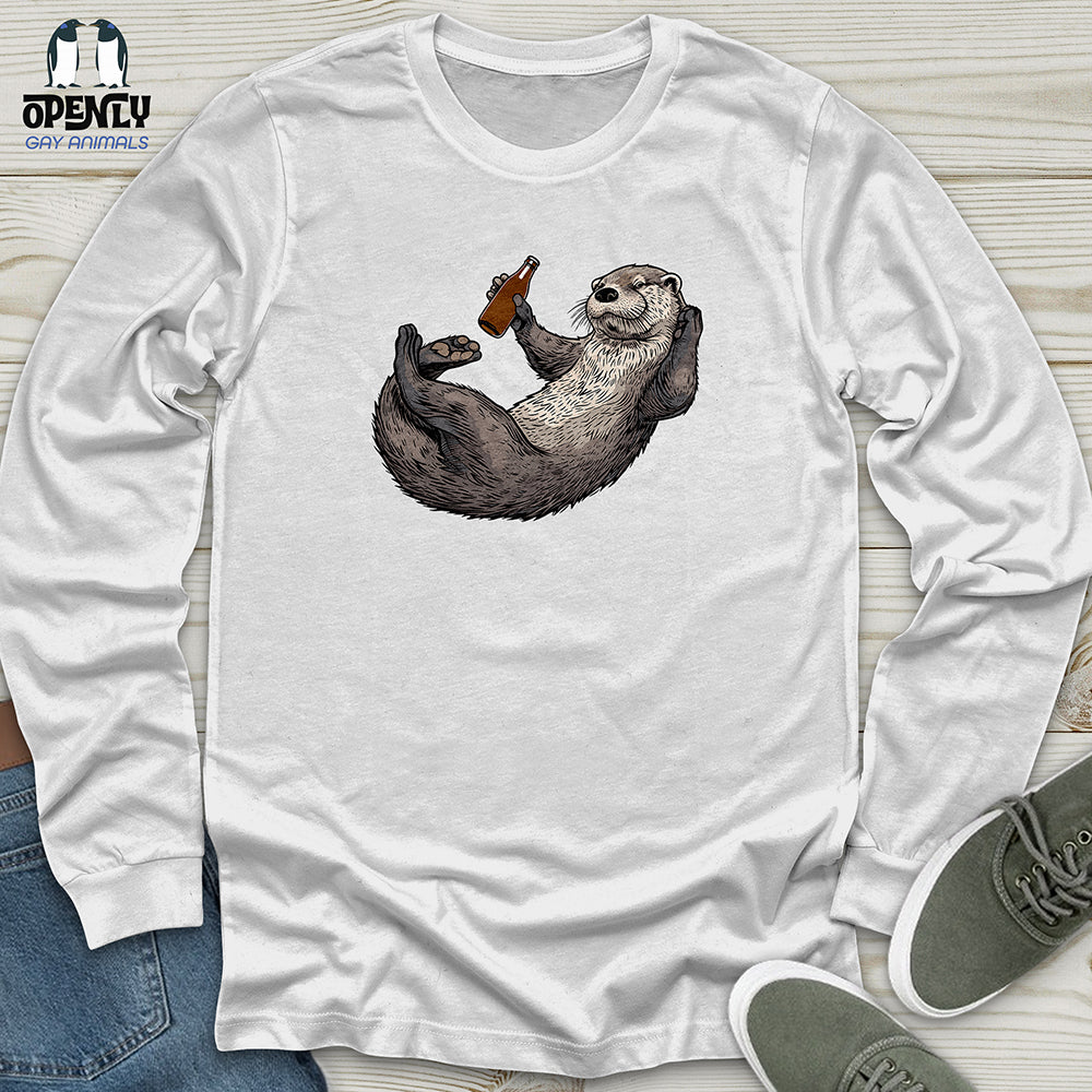 Otter Relaxation Unisex Long Sleeve Tee