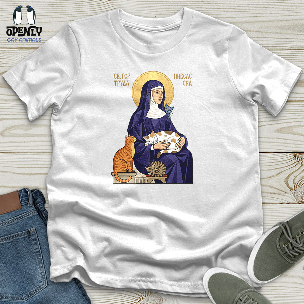 Saint Gertrude of Nivelles Unisex T-Shirt