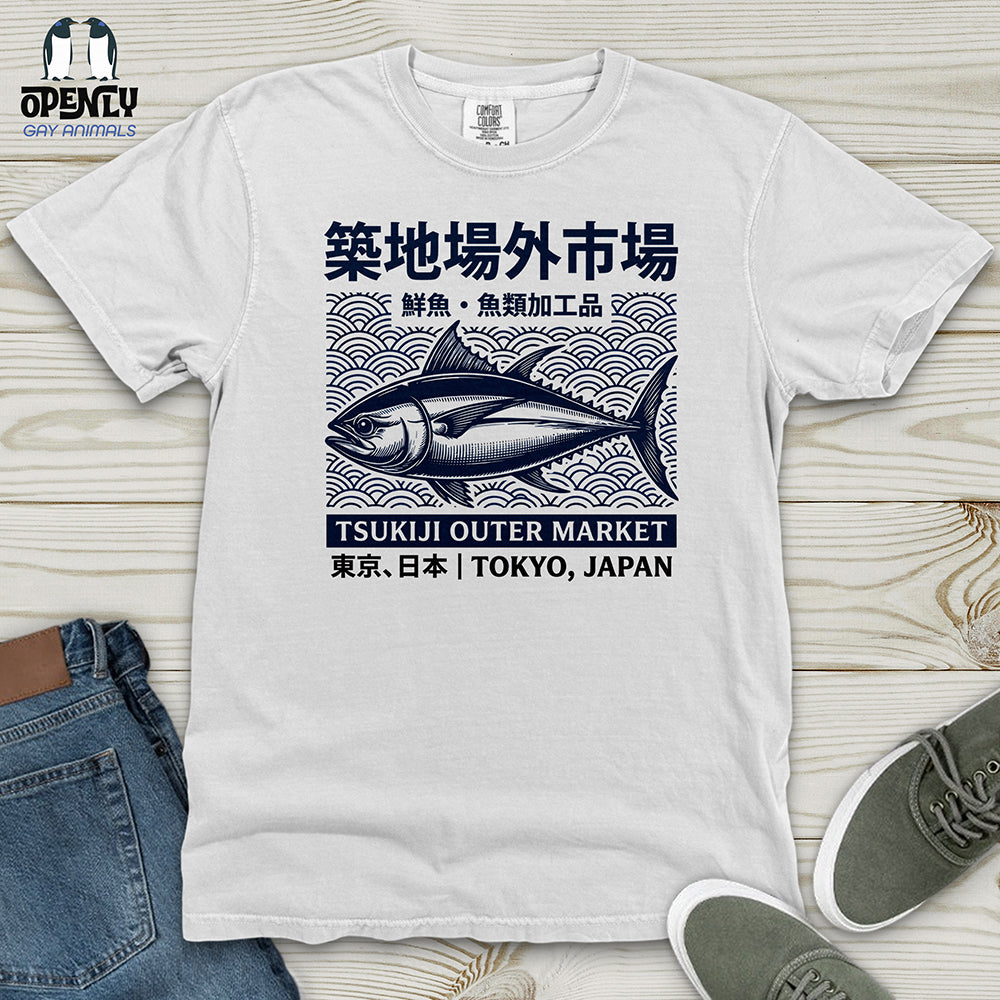 Tsukiji Fish Market Heavy Cotton Comfort Colors Tee