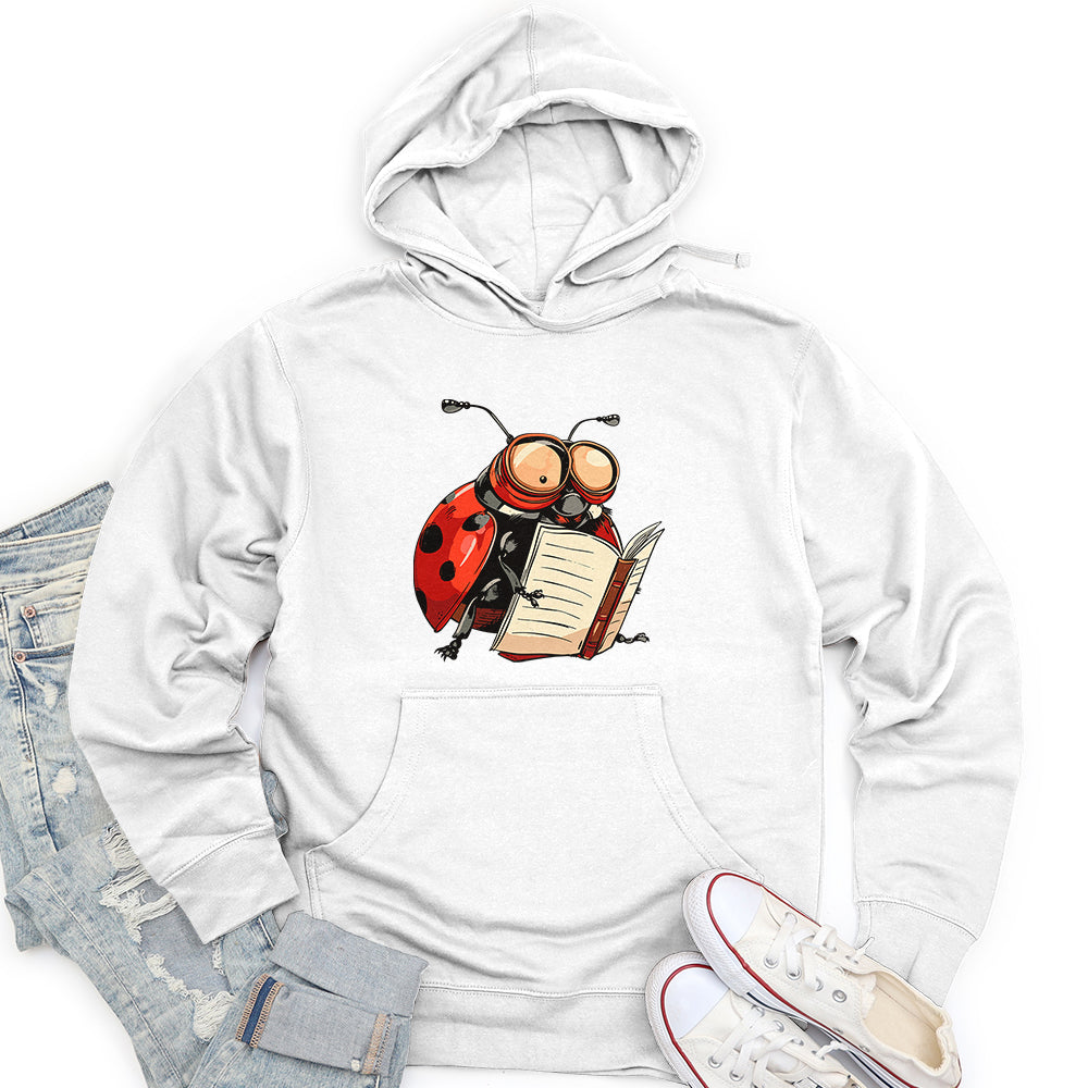Scholarly Ladybug Unisex Midweight Hoodie