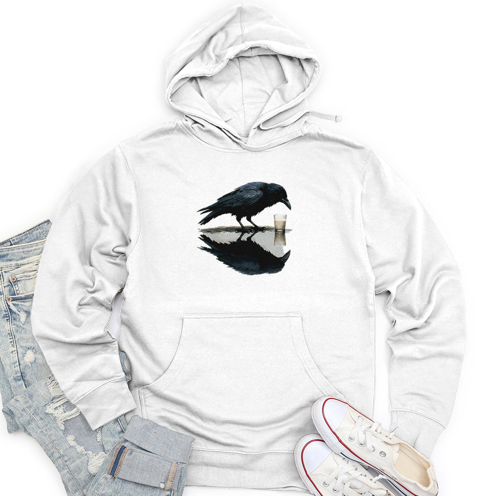 Raven Reflection Unisex midweight hoodie