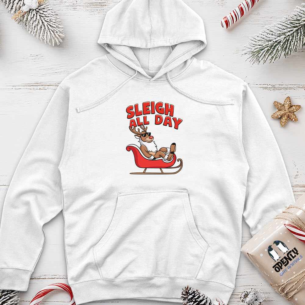 Sleigh All Day Unisex Midweight Hoodie