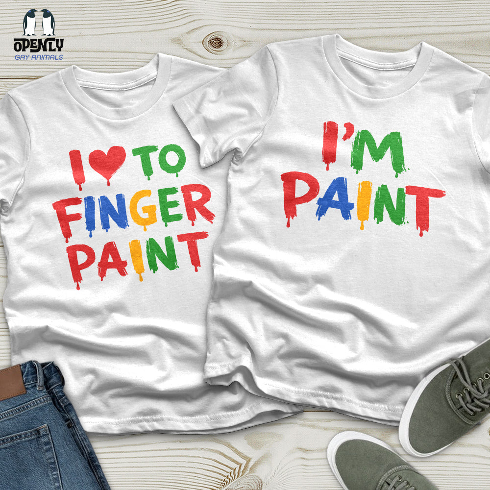 Paint Couple T-Shirt Set