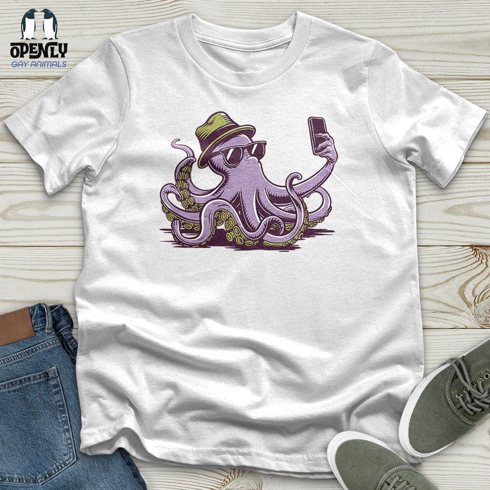 Octopus Takes a Selfie Unisex T-Shirt
