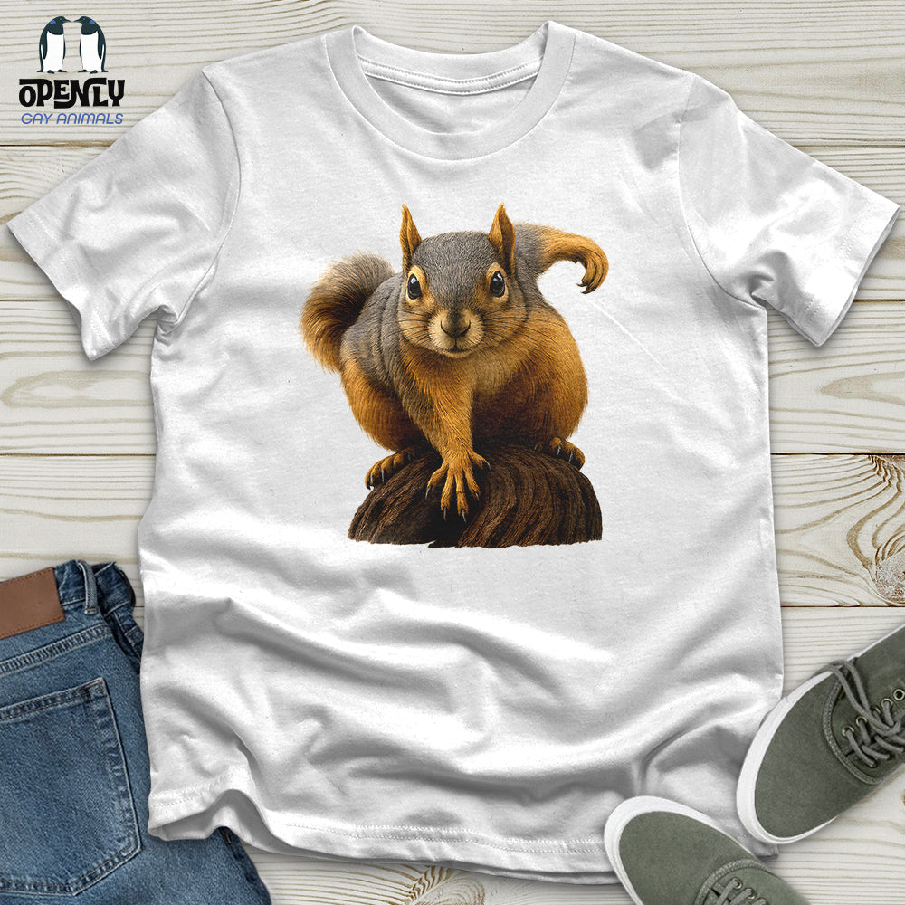Squirrel on Alert Unisex T-Shirt