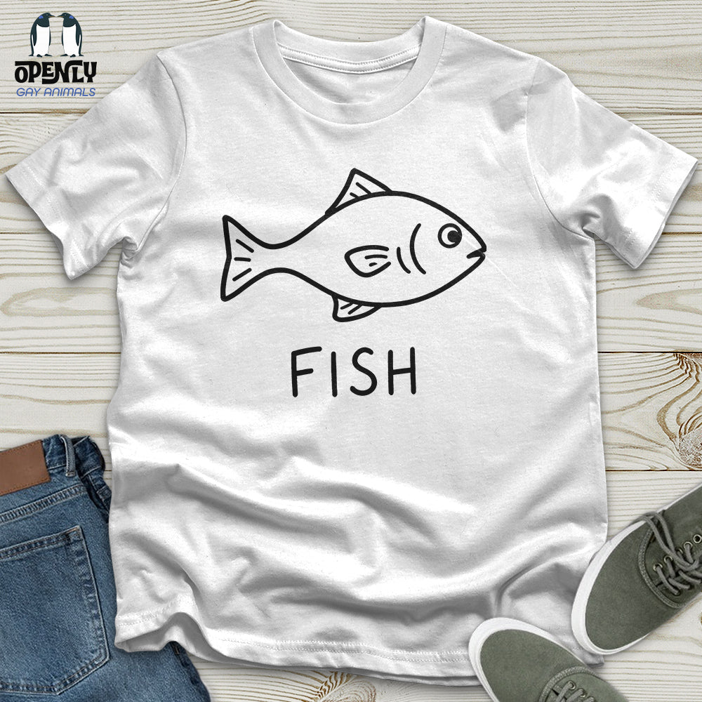 Minimalist Fish Unisex T-Shirt